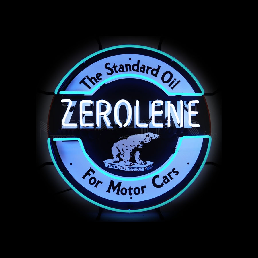 Commercial Glass Printing - НЕОНОВАЯ ЗНАК Для Zerolen Стандартное масло
