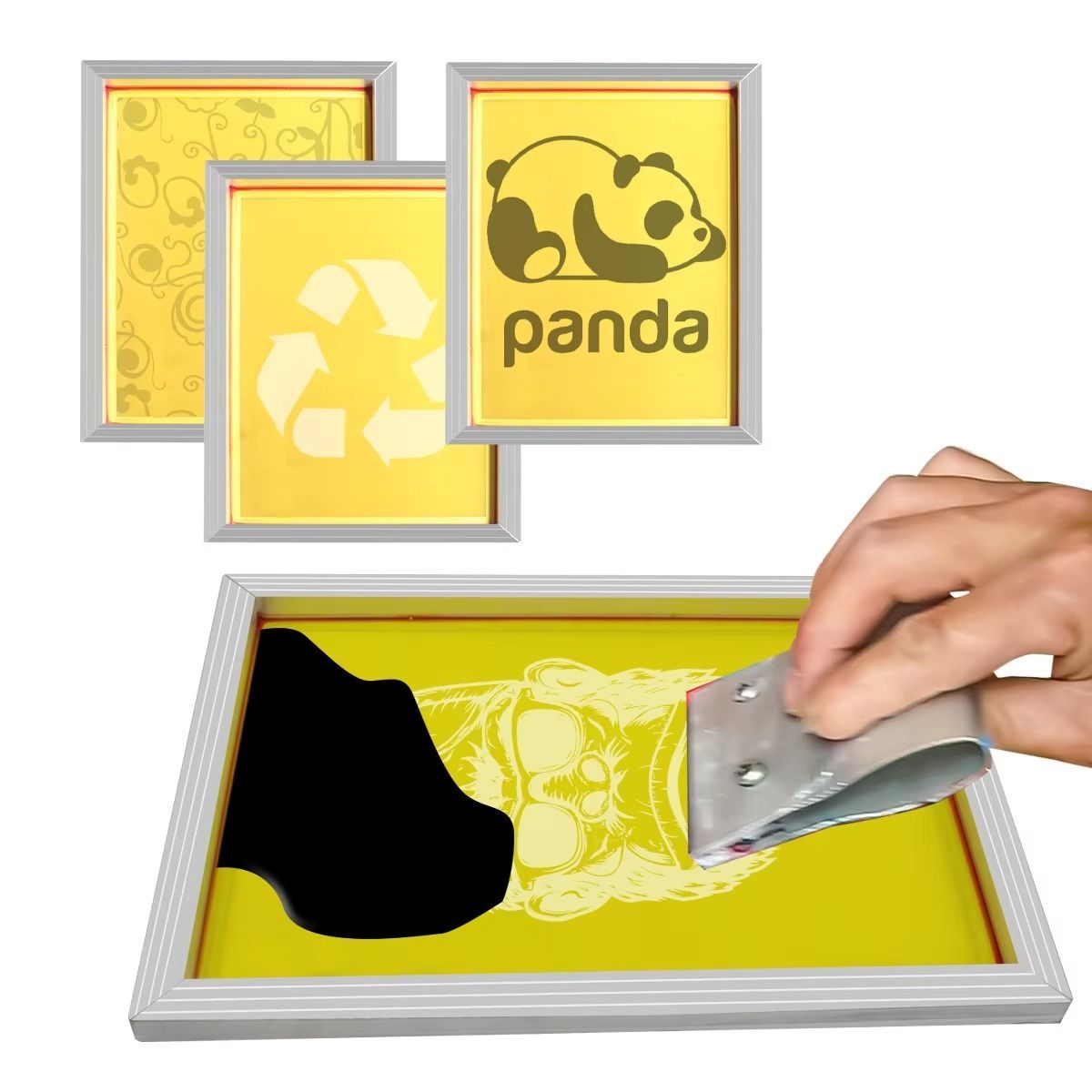 Алюминиевая шелковая рамка 43  – обзор и цена Screen Printing Frame Mesh
